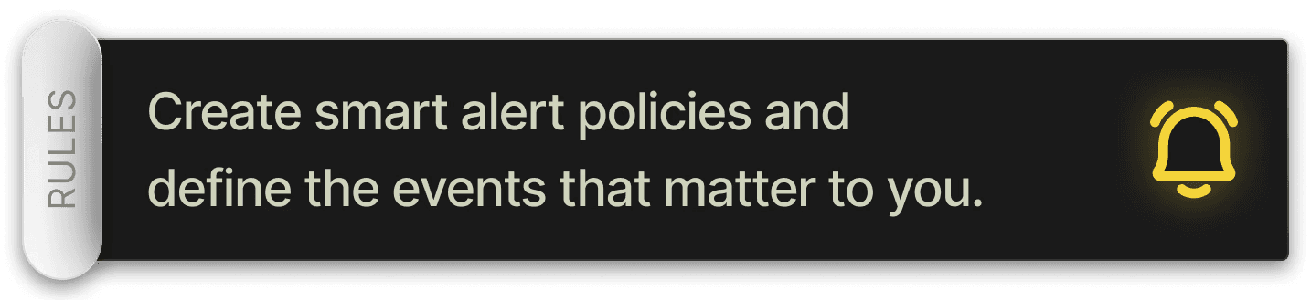 Configure AI monitoring rules